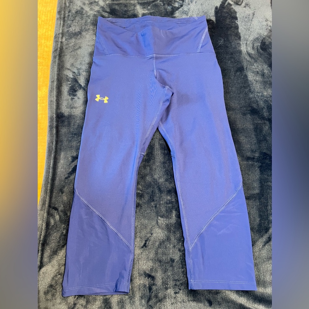 Under Armour Women’s Blue Leggings with White Logo